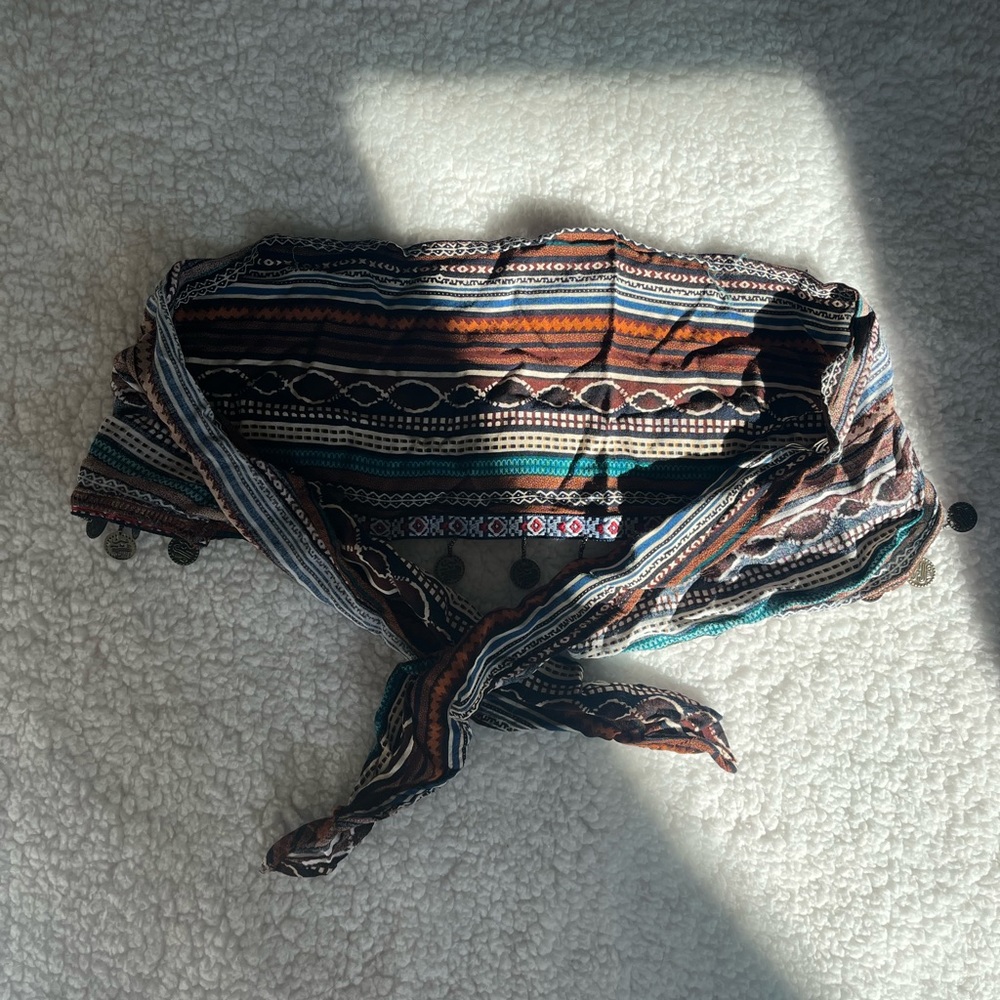 SHEIN boho tie tube top
